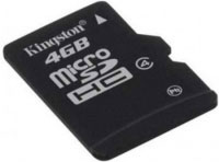 Kingston 4GB MicroSDHC Card (SDC4/4GBSPER) Kingston 4GB MicroSDHC Card (SDC4/4GBSPER)